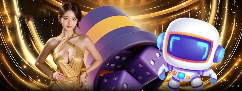 Imagem promocional da 15win mostrando a plataforma e suas vantagens